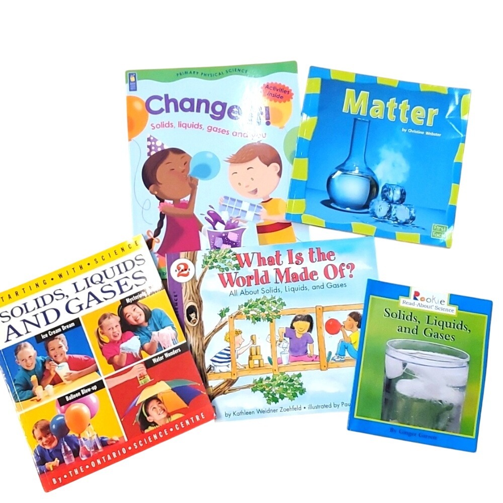 5 Set of Science Books on Matter Grades 1-3